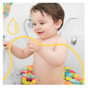 6 Jouets de bain Rigolos Splash Badabulle