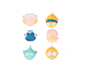 6 Jouets de bain Rigolos Splash Badabulle
