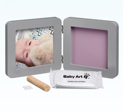 Cadre empreinte bébé - My Baby Touch - Double - Pastel