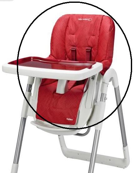 Housse de chaise haute Oméga Bébé Confort  Les bébés du bonheur
