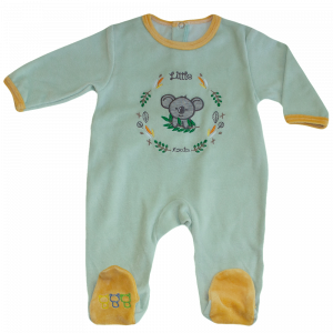 Pyjama Petit Koala 0 à 6 mois vert Les Chatounets