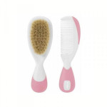 brosse et peigne rose Chicco