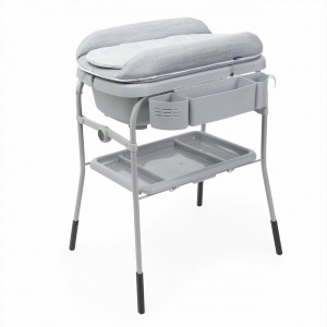 Baignoire et table à langer Cuddle & Bubble grey mélange Chicco