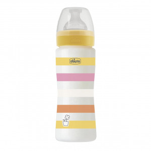 Biberon anti-colique colors jaune 330 ml flux rapide Chicco