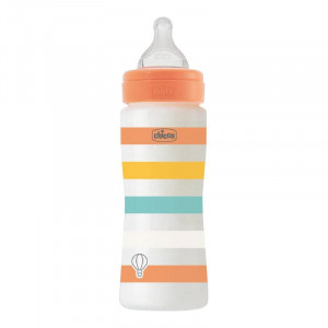 Biberon anti-colique colors orange 330 ml flux rapide Chicco