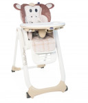 Chaise Haute Polly 2 Start 4 Roues - Monkey Chicco