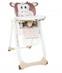 Chaise Haute Polly 2 Start 4 Roues - Monkey Chicco (offre uniquement en magasin)