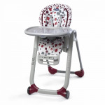 Chaise haute bébé Polly Progres5 Cherry Chicco