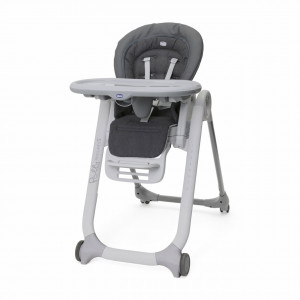 Chaise haute bébé Polly Progres5 Grey melange Chicco