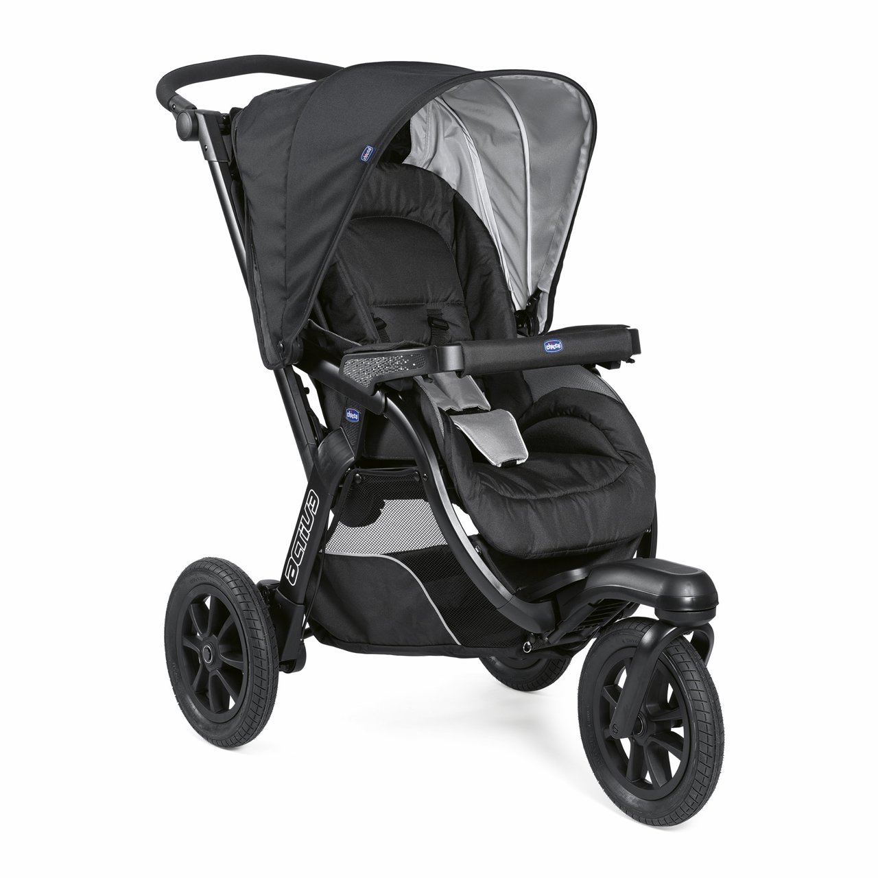 Poussette Activ3 Jet Black Chicco - Les bébés du bonheur