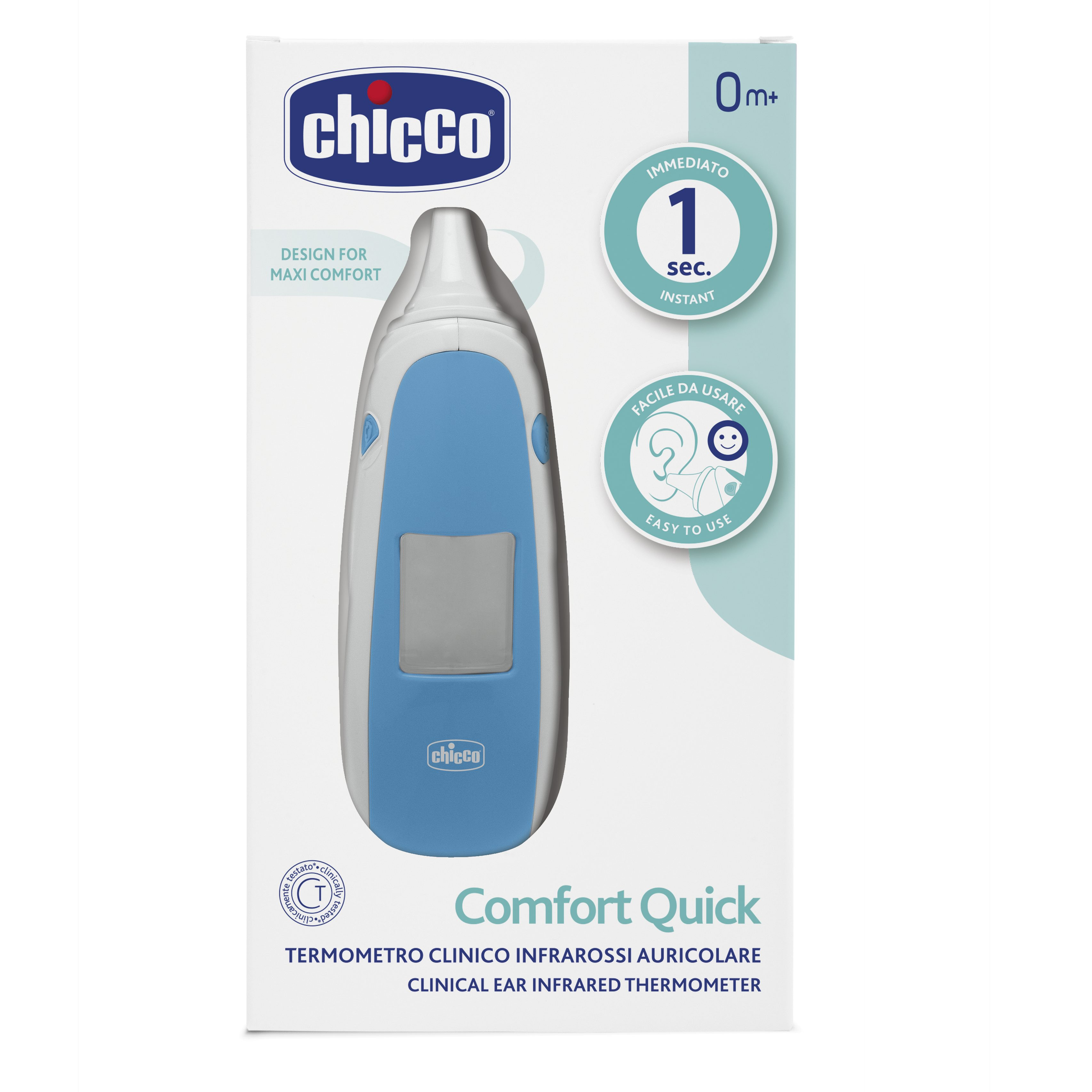 Thermomètre Infrarouge Auriculaire Comfort Quick Chicco - Les