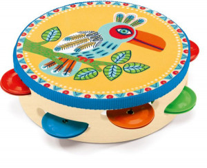 Animambo tambourin en bois Djeco