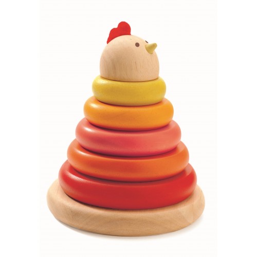 Cachempil Maman Poule Jeu A Empiler Djeco Les Bebes Du Bonheur