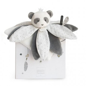 Doudou attrape-rêves Panda Pétales 26cm Doudou et Compagnie