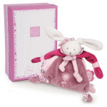 Doudou attache sucette Cerise Doudou et Compagnie