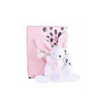 Doudou lapin happy blush 17 cm Doudou et Compagnie