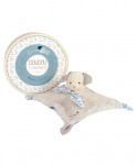 Doudou chien bleu Botanic BIO - 25 cm