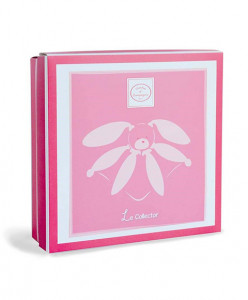 Doudou Lapin Pétales Collector Rose 28 cm Doudou et Cie