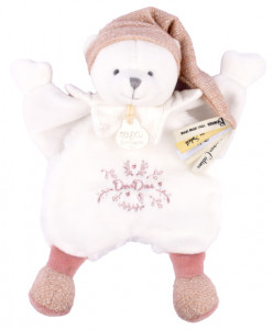 Doudou Ours Cape Rose 25 cm Collection Anniversaire Doudou et Compagnie