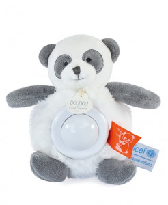 Doudou et Compagnie - Veilleuse peluche panda - 15 cm - Unicef