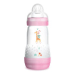 Biberon Easy Start anti-colique 260 ml rose Mam
