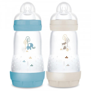 Lot de 2 Biberons anti colique Easy Start 260ml Planet Love - Ocean Mam