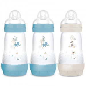 Lot de 3 Biberons anti colique Easy Start 260ml Planet Love - Ocean Mam