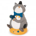 Tirelire chat Les Moustaches Moulin Roty