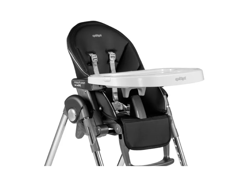 Housse chaise haute Tatamia stripes black Peg Perego - Les bébés