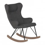 Rocking Kids Chair De Luxe - Black Quax