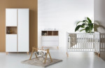 Chambre LOFT avec lit 140x70 - blanc - Quax