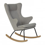 Rocking Chair adulte De Luxe - Sand grey Quax