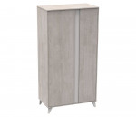 Armoire 2 portes Nova - gris loft