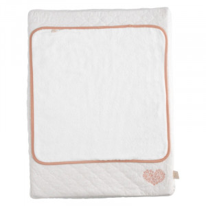 Matelas à langer avec serviette Petit Cœur - Sauthon