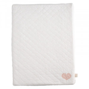 Matelas à langer avec serviette Petit Cœur - Sauthon
