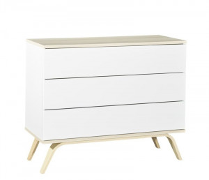 Serena : lit bébé 120x60 + commode + armoire