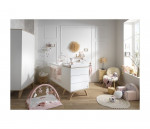 Serena : Lit combiné 120x60 EVOLUTIF en 90x190 + armoire