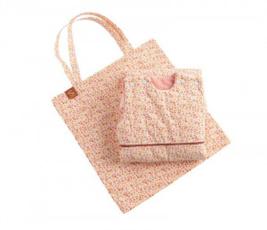 Gigoteuse ouatinée 0-6 mois motif floral Esmée Sauthon