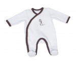 Pyjama velours blanc Kenza Sauthon