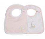 Lot de 2 bavoirs bébé LILIBELLE