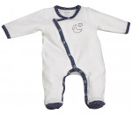 Pyjama velours blanc MERLIN Sauthon