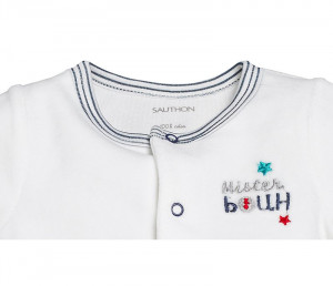 Pyjama velours blanc MISTER BOUH