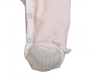Pyjama velours rose LILIBELLE Sauthon
