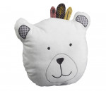 Coussin tête d'ours Timouki Sauthon