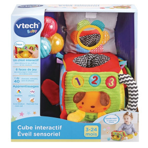 Cube interactif éveil sensoriel Vtech