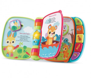 Super livre enchanté des Baby loulous bleu - livre interactif Vtech