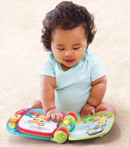 Super livre enchanté des Baby loulous bleu - livre interactif Vtech