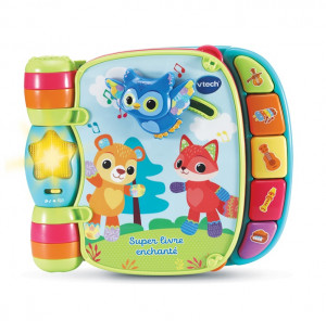 Super livre enchanté des Baby loulous bleu - livre interactif Vtech