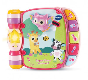 Super livre enchanté des Baby loulous rose - livre interactif Vtech (copie)