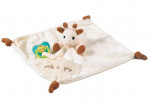 Doudou Sophie la girafe avec attache-sucette